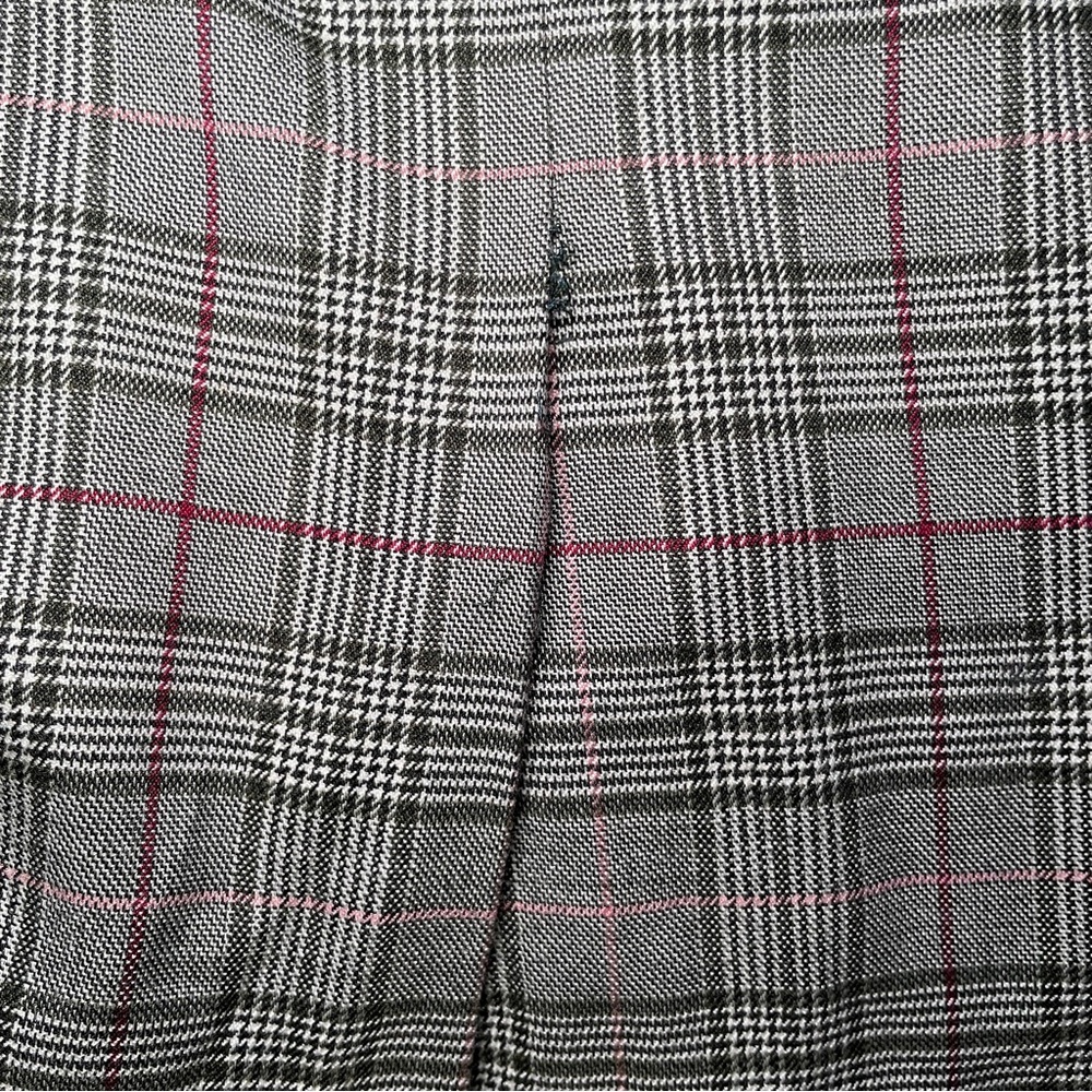 WET SEAL 90s Made in USA Plaid Blazer Pencil Skirt Suit Set L - Picture 7 of 13